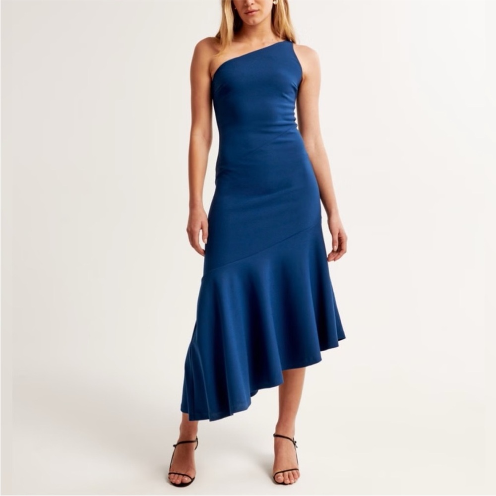 Abercrombie & Fitch Asymmetrical Blue Dress